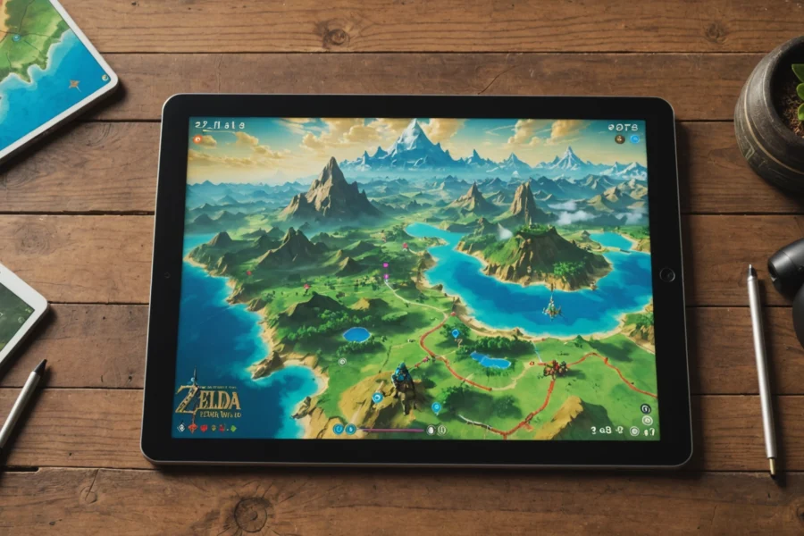 carte interactive botw